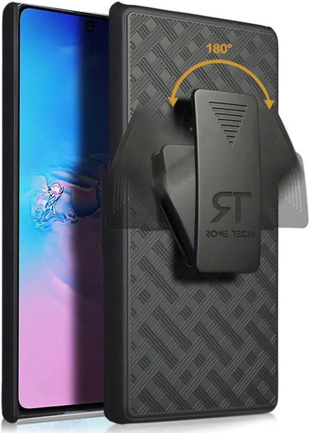 Alt view image 2 of 7 - Rome Tech For Samsung Galaxy S10 Lite Belt Clip Holster Phone Case