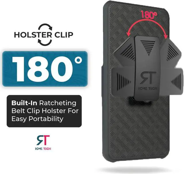 Alt view image 4 of 7 - Rome Tech For Samsung Galaxy S10 Lite Belt Clip Holster Phone Case
