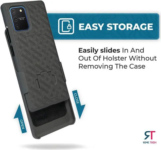 Alt view image 5 of 7 - Rome Tech For Samsung Galaxy S10 Lite Belt Clip Holster Phone Case