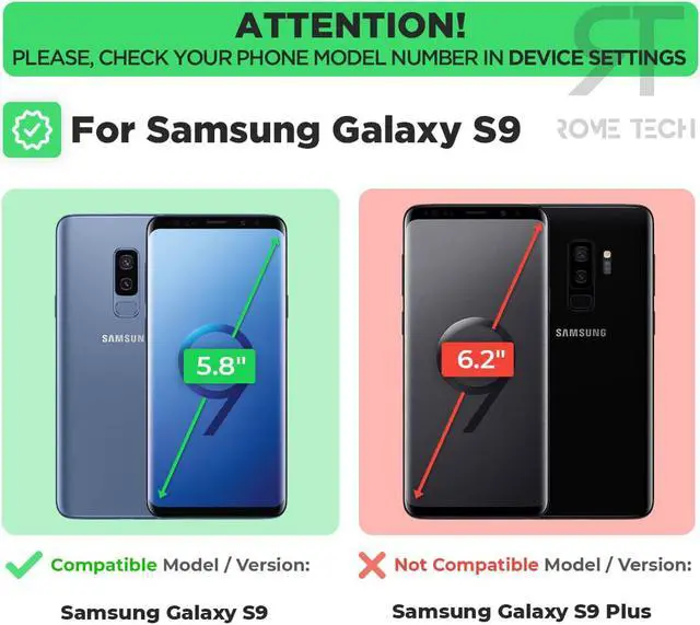 Alt view image 2 of 7 - Rome Tech For Samsung Galaxy S9 Belt Clip Holster Phone Case