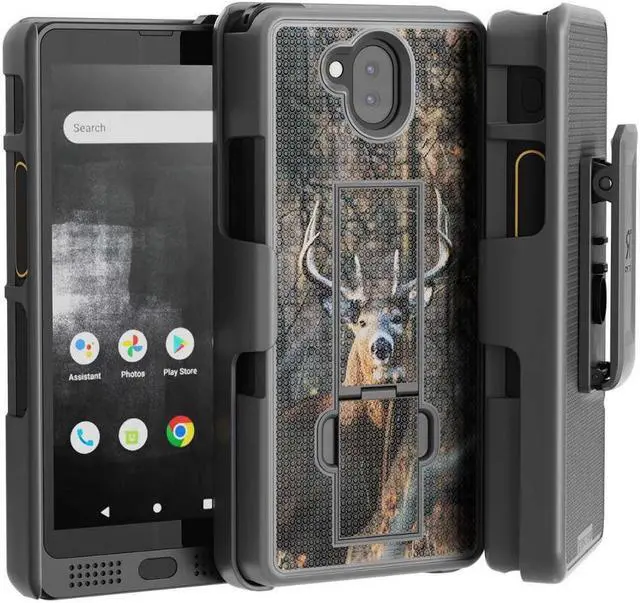 Main image of Sonim XP10 5G (2022) Rome Tech Shell Holster Combo Case - Camo Deer
