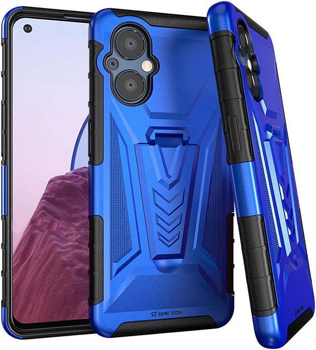 Main image of OnePlus Nord N20 5G 6.43" (2022) Rome Tech Dual-Layer Holster Case - Blue
