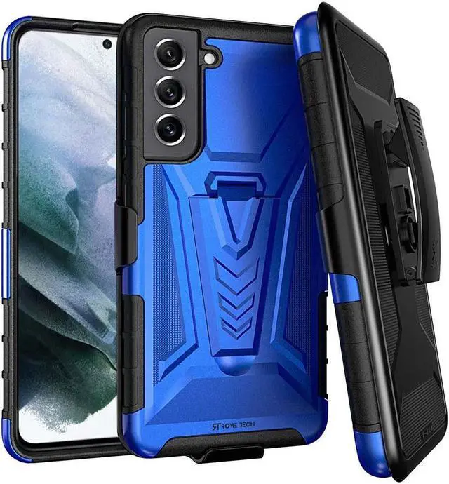 Main image of Rome Tech For Samsung Galaxy S22 Dual-Layer Holster Case Kickstand