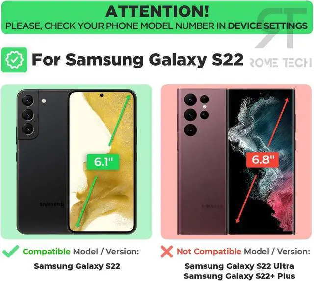 Alt view image 2 of 7 - Rome Tech For Samsung Galaxy S22 Dual-Layer Holster Case Kickstand