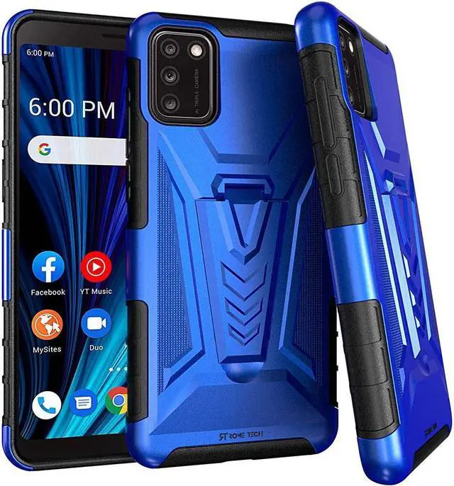 Main image of TCL A3X 6.0" (2021) Rome Tech Dual-Layer Holster Case - Blue
