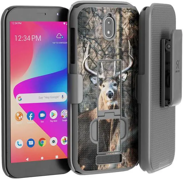 Main image of Rome Tech For BLU View 2 Belt Clip Holster Phone Case