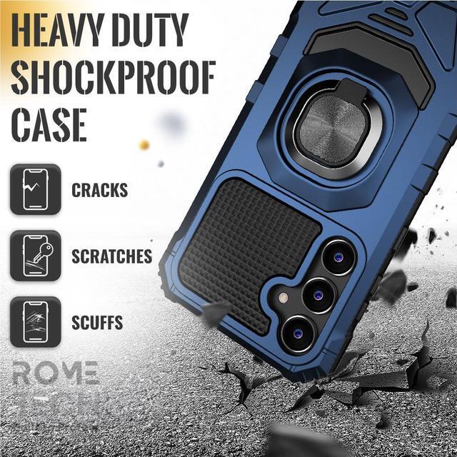 Alt view image 6 of 6 - Samsung Galaxy S23 FE (2023) Rome Tech Armor Case - Blue