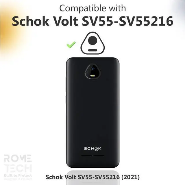 Alt view image 2 of 6 - Schok Volt SV55 Rome Tech Armor Case - Black