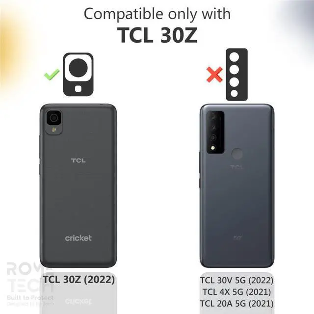 Alt view image 2 of 6 - TCL 30Z / TCL 30 LE (2022) Rome Tech Armor Case - Red
