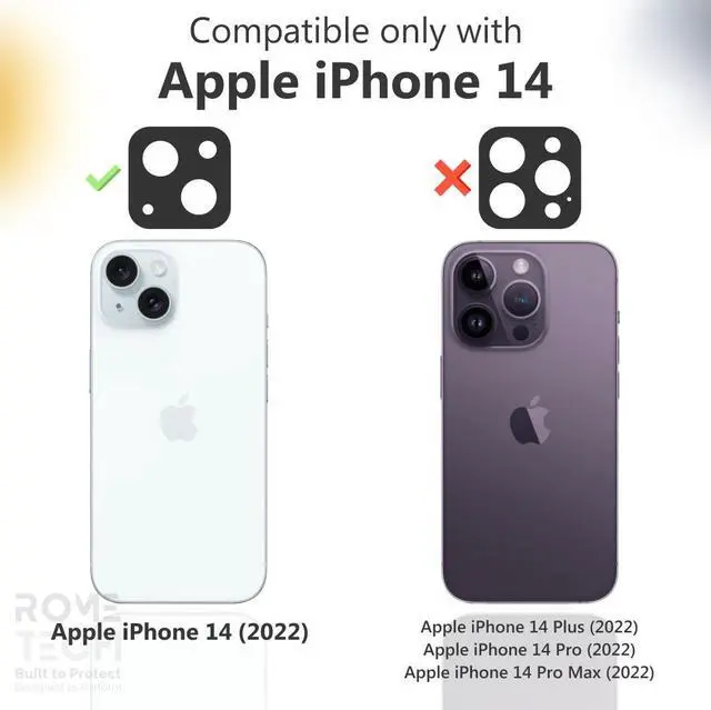 Alt view image 2 of 7 - Rome Tech For Apple iPhone 14 Clear Case with Magsafe