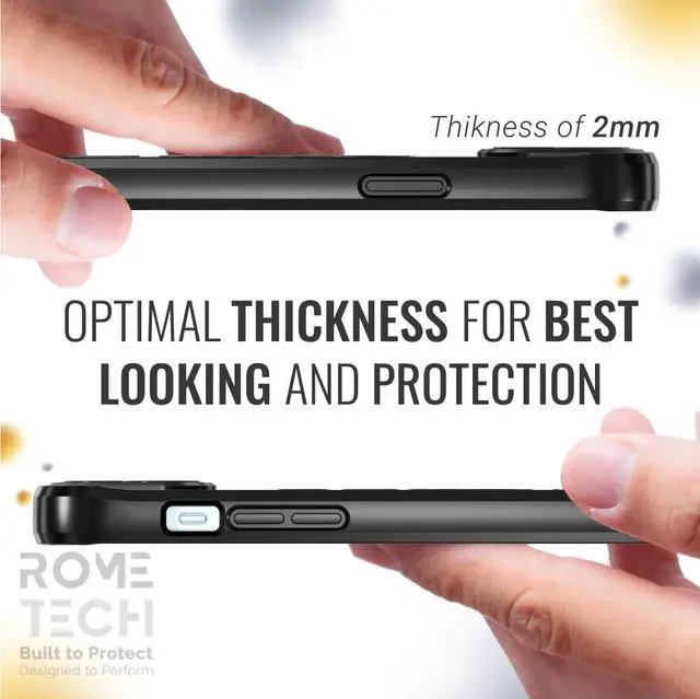 Alt view image 5 of 7 - Rome Tech For Apple iPhone 14 Clear Case with Magsafe