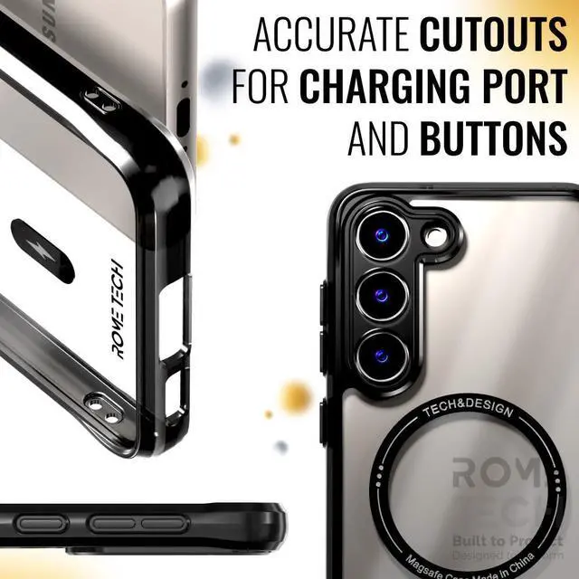 Alt view image 6 of 7 - Rome Tech For Samsung Galaxy S23 Clear Case with Magsafe