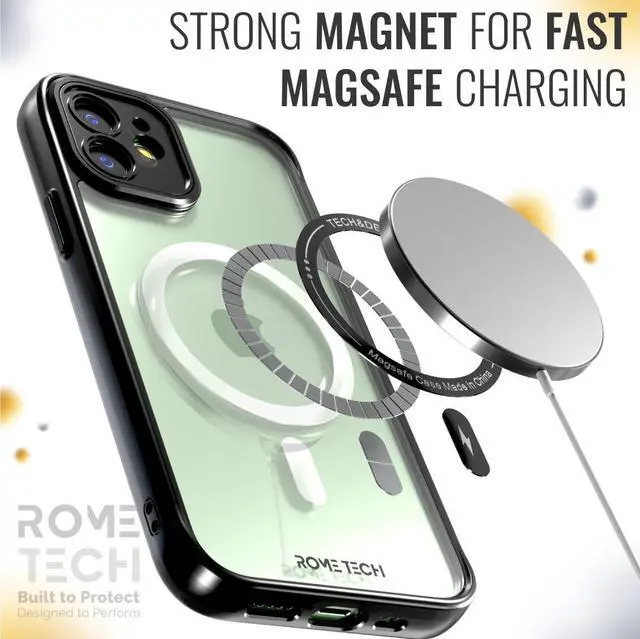 Alt view image 4 of 7 - Rome Tech For Apple iPhone 12 Clear Case with Magsafe