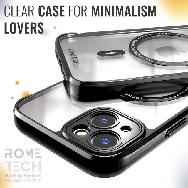 Alt view image 3 of 7 - Rome Tech For Apple iPhone 13 Mini Clear Case with Magsafe