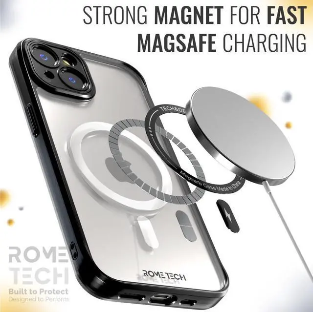 Alt view image 4 of 7 - Rome Tech For Apple iPhone 13 Mini Clear Case with Magsafe