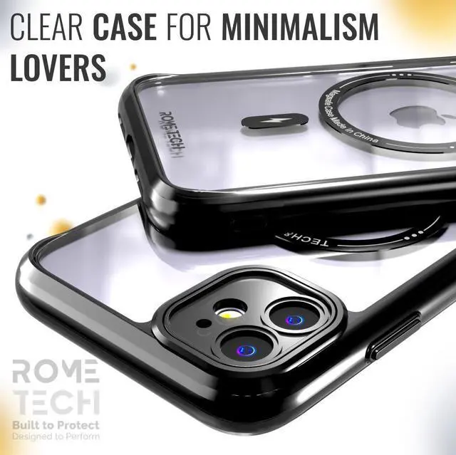 Alt view image 3 of 7 - Rome Tech For Apple iPhone 11 6.1" (2019) Clear Case with Magsafe