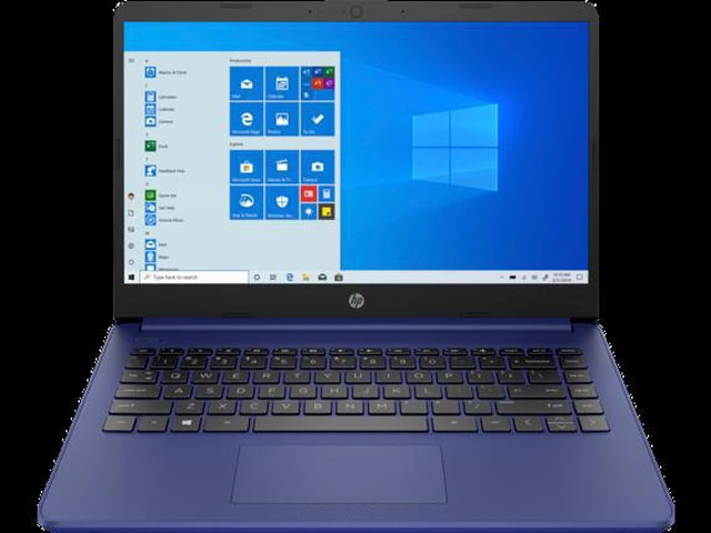 Alt view image 4 of 4 - HP Laptop 14-fq0037nr 14" TS AMD 3020e AMD Radeon Graphics 4 GB RAM 64 GB eMMC W10 Home in S mode BT Webcam Indigo blue