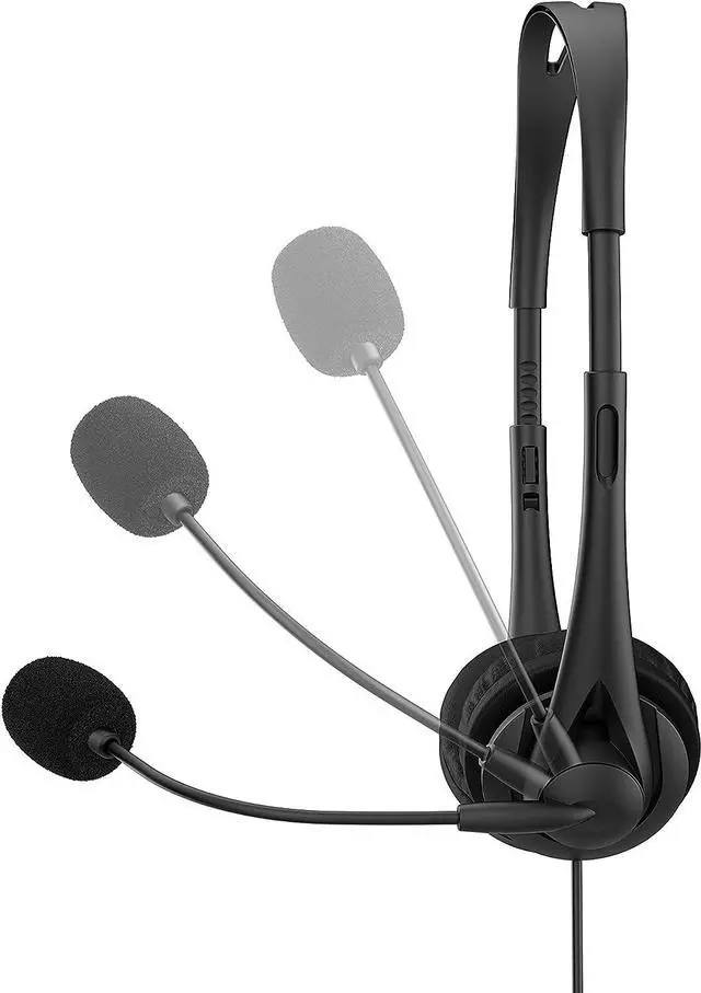 Alt view image 6 of 7 - HP Stereo USB Headset G2 - Wired USB-A Headset - Black - 428H5AA