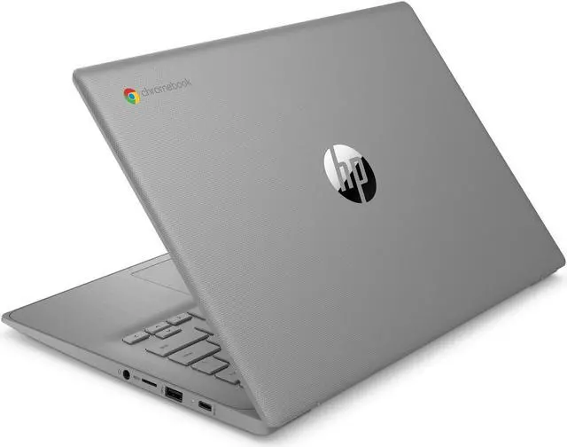 Alt view image 8 of 14 - HP 14a-ne0013dx 14" HD Chromebook Intel Celeron N4120 1.1GHz 4GB 64GB ChromeOS