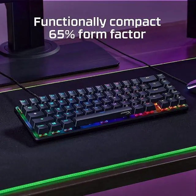 Alt view image 7 of 14 - HyperX Mechanical Gaming Keyboard HX Aqua US Layout 4P5D6AA