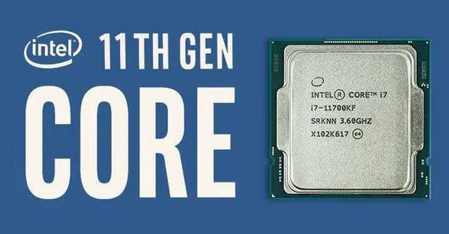 Alt view image 5 of 9 - Intel Core i7 Gen 11 I7-11700KF 4.90 GHz Rocket Lake SRKNN FCLGA1200 CPU