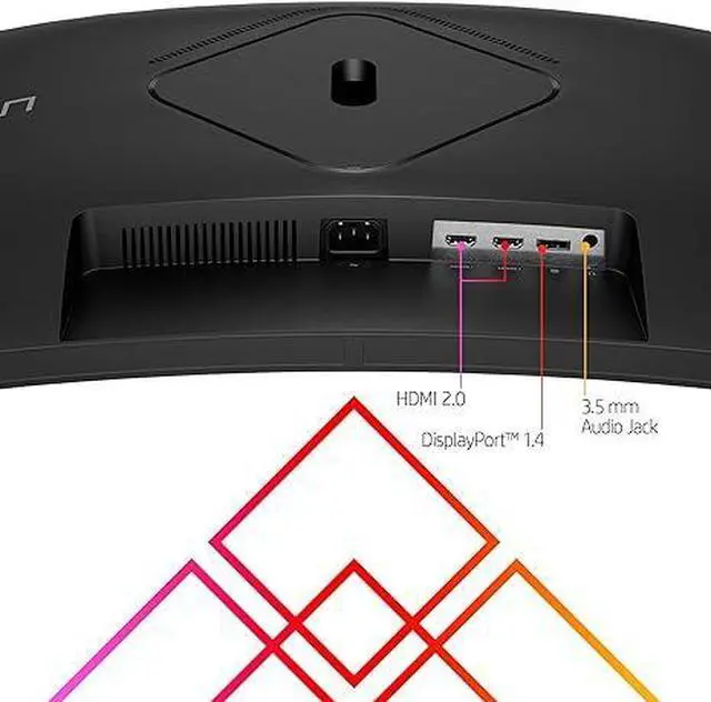 Alt view image 4 of 12 - OMEN HP 31.5 inch QHD 165Hz Curved Gaming Monitor AMD Freesync Anti-Glare