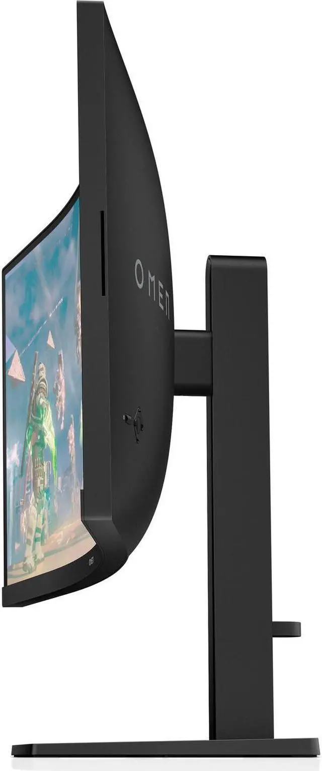 Alt view image 4 of 12 - HP OMEN 34c 34-inch WQHD 165Hz Curved Gaming Monitor AMD Freesync Premium