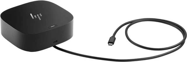 Alt view image 4 of 5 - HP USB-C G5 Essential Dock for HP Notebooks USB Type-C HDMI RJ-45 USB Type-A