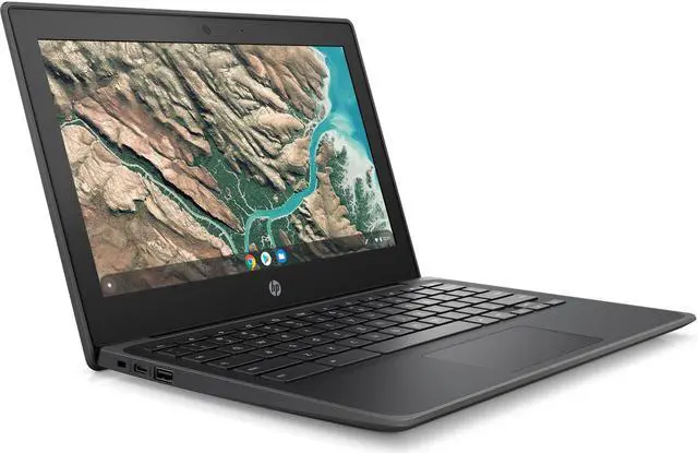 Alt view image 3 of 10 - HP Chromebook 11 G8 EE 11.6" HD Intel Celeron N4000, 4GB LPDDR4 RAM, 32GB eMMC