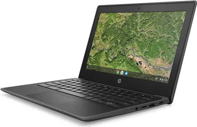 Alt view image 2 of 7 - HP Chromebook 11A G8 11.6" HD Laptop AMD A4-9120C 4GB RAM 32GB eMMC Chrome OS