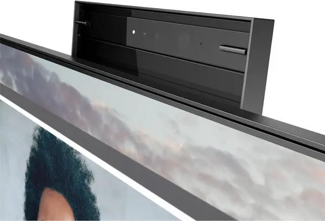 Alt view image 6 of 10 - HP E24m G4 FHD 23.8" Desktop Monitor Webcam 75Hz Pivot Height Adjust Tilt Swivel