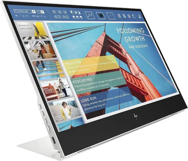 Alt view image 2 of 5 - HP E14 G4 Portable Laptop Desktop Monitor FHD IPS 60Hz 5ms Low Blue Light Mode