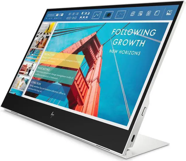 Alt view image 3 of 5 - HP E14 G4 Portable Laptop Desktop Monitor FHD IPS 60Hz 5ms Low Blue Light Mode