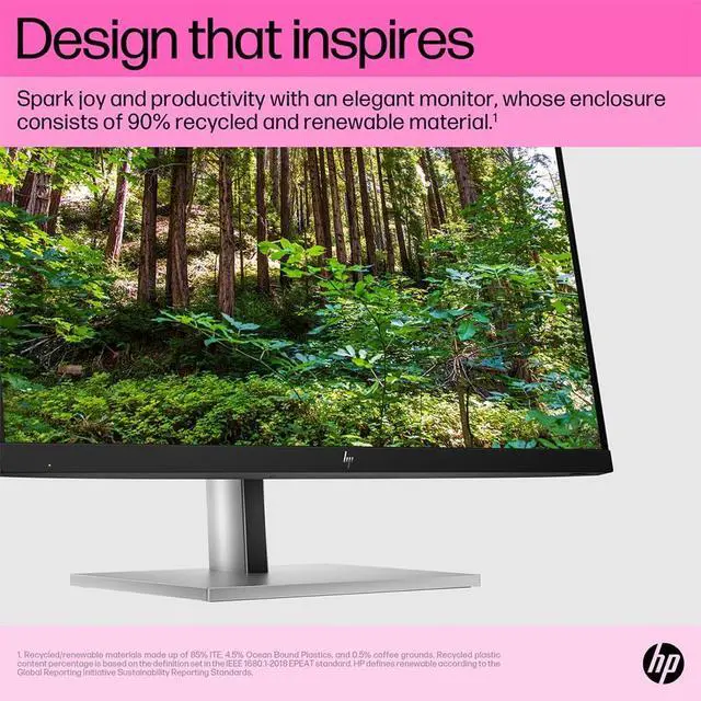 Alt view image 6 of 9 - HP E24T G5 Touchscreen FHD Monitor 75Hz 5ms Vesa Pivot Tilt Swivel Height Adjust
