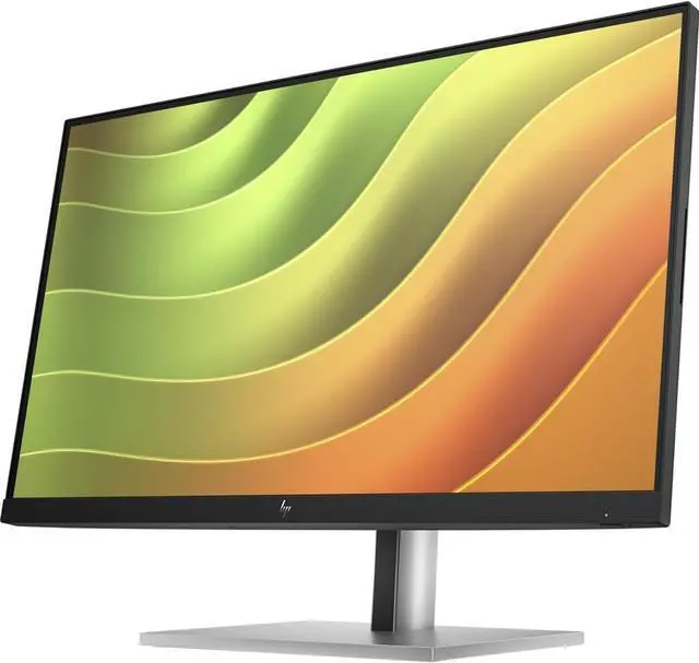 Alt view image 6 of 10 - HP E24u G5 23.8" FHD Monitor IPS USB-C 16:9 Brightness 250 nits 1000:1 5ms HDMI DisplayPort VESA Mount HP Eye Ease Anti-glare Tilt and Height Adjustable - 6N4D0AA