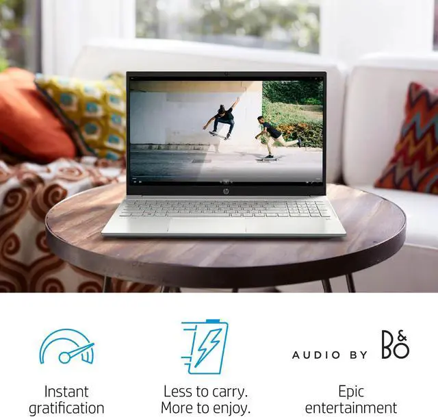 Alt view image 7 of 10 - HP Pavilion 15-eg3097nr 15.6" 16GB 512GB SSD Core i7-1355U 3.7GHz WIN11H, Natural Silver