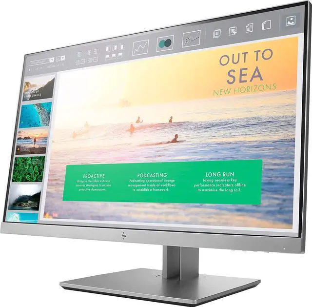 Alt view image 16 of 20 - HP EliteDisplay E233 23" FHD IPS w/LED Monitor - 16:9 - 5 ms - 1920 x 1080 - 250 Nit - 5,000,000:1 - HDMI, VGA, DisplayPort