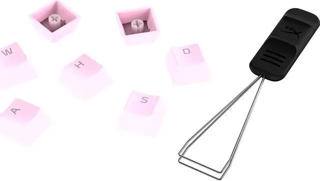 Alt view image 3 of 6 - HyperX PBT Keycaps Full Key Set Double Shot English US Layout 104 Keys Pink