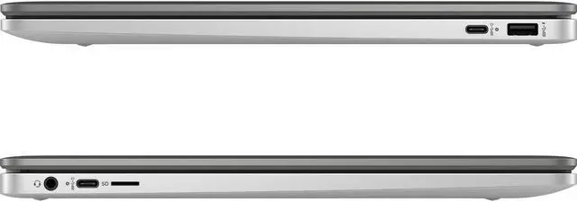 Alt view image 9 of 9 - HP 15a-na0010nr 15.6" FHD Chromebook Celeron N4500 1.1GHz 4GB 64GB ChromeOS