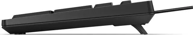 Alt view image 3 of 6 - HP 125 Wired Keyboard Full Size for PCs USB-A Port Tilt Feet Adjustable, Black
