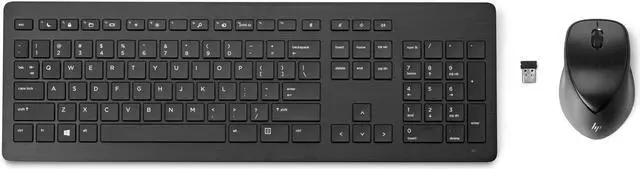 Main image of HP Wireless Rechargeable 950MK Mouse Keyboard Full Size for PCs with USB A Port