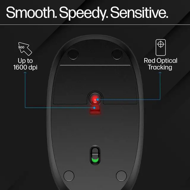 Alt view image 17 of 20 - HP 240 Black Bluetooth Mouse
