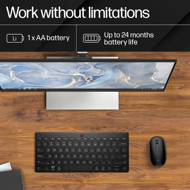Alt view image 19 of 20 - HP 240 Black Bluetooth Mouse