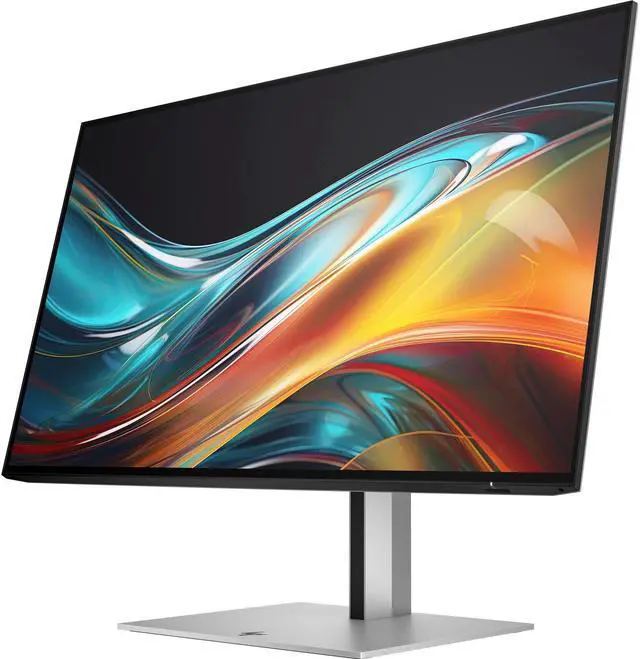 Alt view image 3 of 10 - HP Series 7 Pro 23.8 Inch FHD Monitor 724pf 100Hz IPS Tilt Swivel Pivot Adjust