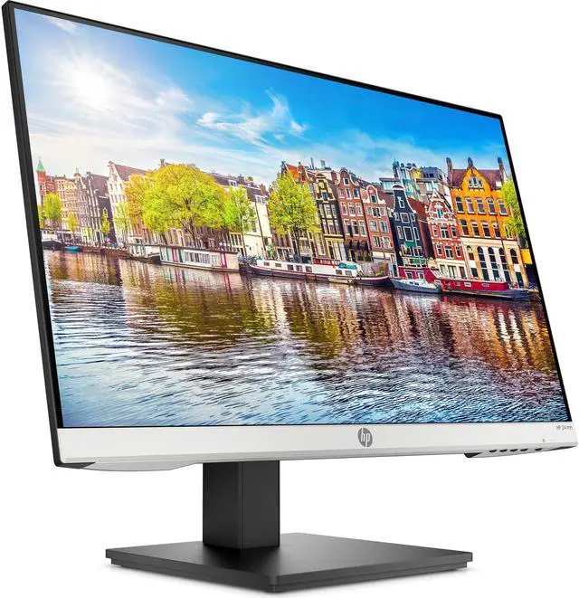 Alt view image 2 of 5 - HP 24mh FHD Monitor 23.8-inch IPS Speaker VESA Mounting Height Tilt Adjustment