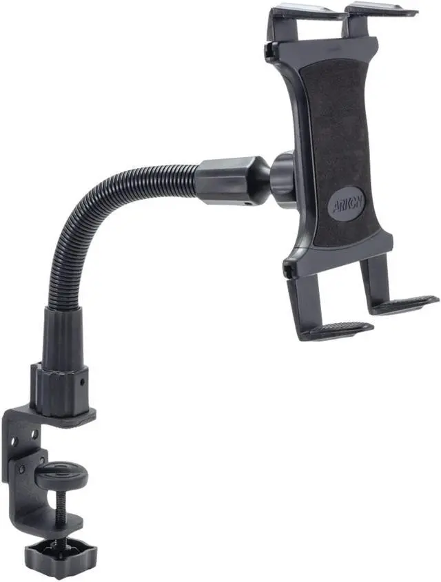 Alt view image 5 of 8 - Arkon TAB086-12 Heavy Duty Tablet Clamp Mount with 12 Inch Neck for Ipad Pro Ipad Air Galaxy Note 10.1 Retail Black