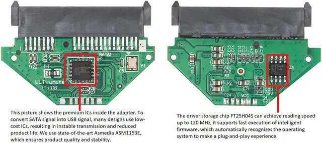 Alt view image 2 of 5 - NTI SATA-to-USB 3.0/2.0 Adapter Cable