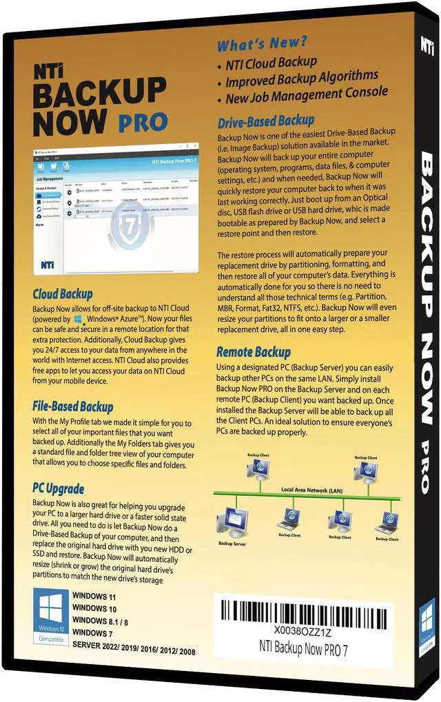 Alt view image 2 of 6 - NTI Backup Now PRO (1-PC)