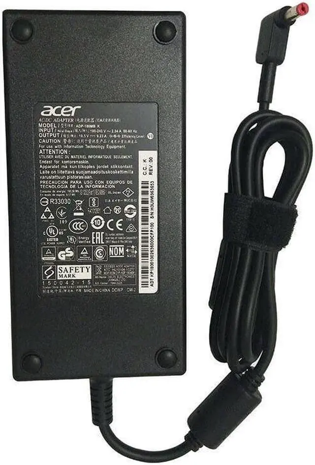 Alt view image 2 of 2 - Acer Predator Helios G3-571 G3-572 PH317-51 PH317-51 PH317-52 Aspire A715-72 A717-71 VN7-593 VN7-793 Nitro AN515-52 AN515-55 Ac Power Adapter Charger & Cord 19.5V 9.23A 180W