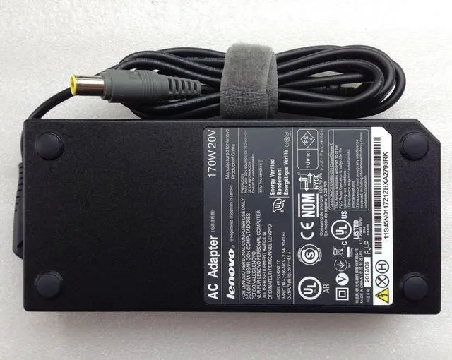 Alt view image 7 of 8 - Genuine Original Lenovo 170W 20V 8.5A AC Adapter for ThinkPad W520